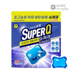 슈퍼큐 캡슐세제 오션브리즈 100개입 (1개)_이미지