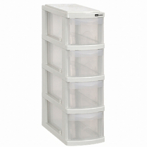 프리미엄 슬림 수납장 4단