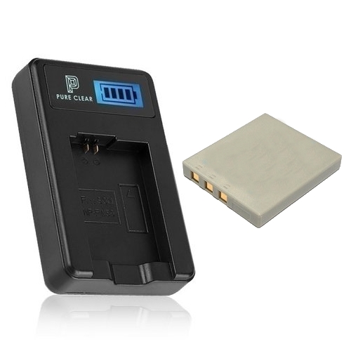 퓨어클리어 후지필름 NP-40 호환 LCD 충전키트 (호환배터리 1개)