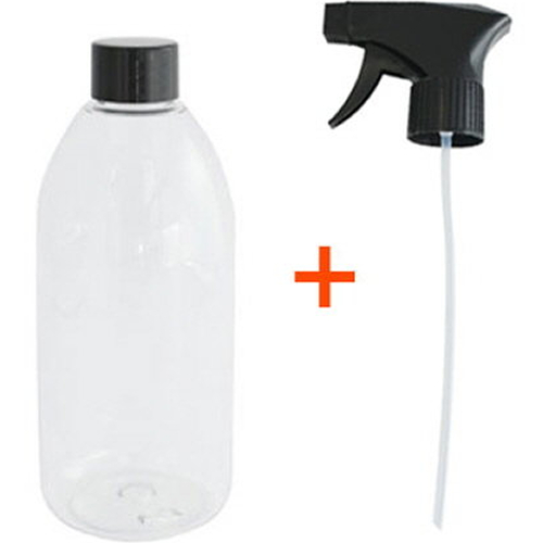 엔툴 투명 소분용기 500ml 높이 17cm