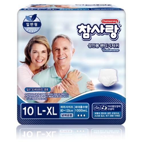 참사랑 일반형 편티형 대형 10개 (3팩(30개))