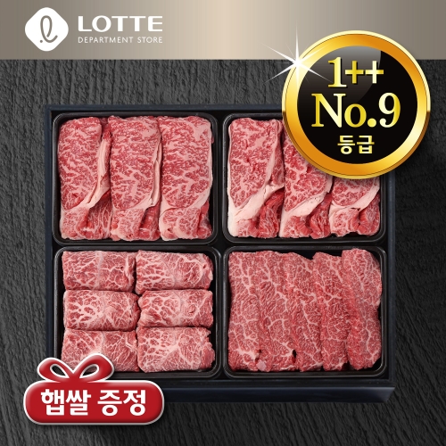 청풍명월 1++9등급 한우 투풀넘버9 명품4호세트 2kg (1개)_이미지