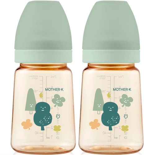마더케이 베이직 PPSU 포레스트 젖병 180ml (노꼭지) (2개)