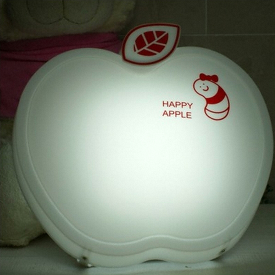 LED happy 애플 아동벽등 화이트