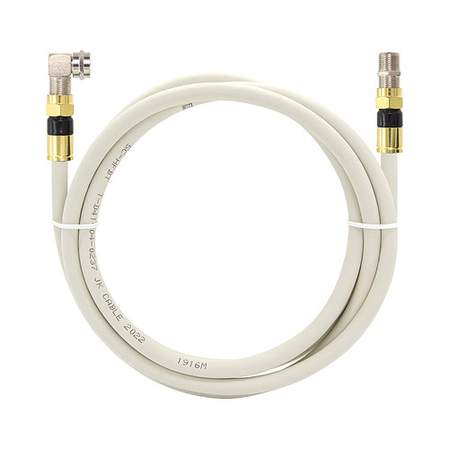 탑라인에이치디 솔탑 골드 고급형 RF 안테나 화이트 꺾임 연장 TV 동축 케이블 (SOLTOP-1246, 20m)_이미지