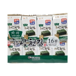 솔뫼에프엔씨 광천김 파래 도시락김 4g (32개)_이미지