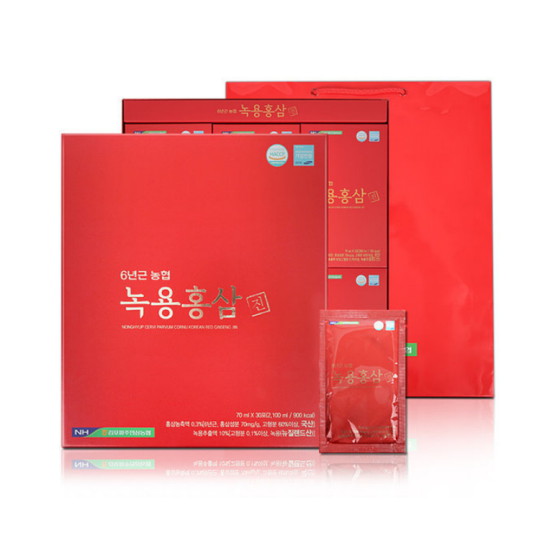 김포파주인삼농협 6년근 농협 녹용홍삼진 70ml 30포 (1개)_이미지