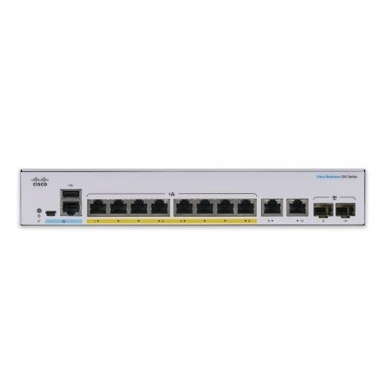 CISCO CBS250-8FP-E-2G-EU PoE+ 스위치허브_이미지