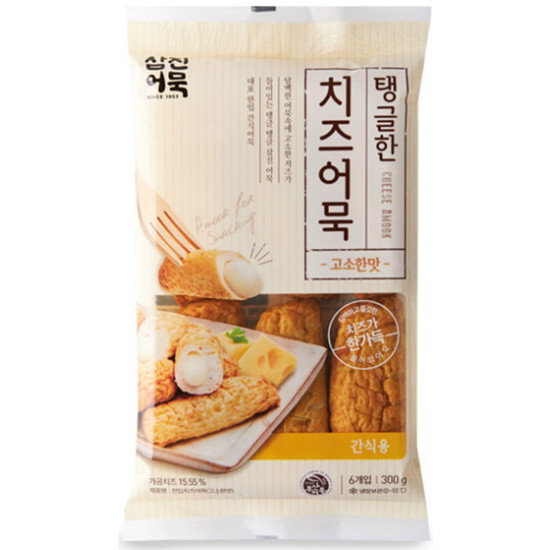 삼진어묵 탱글한 치즈어묵 고소한맛 300g (3개)_이미지