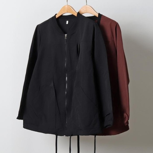 나야홍 빅사이즈아우터 J409L601 스티치바람막이자켓 MN