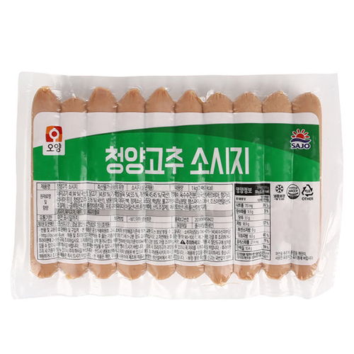 사조대림 오양 청양고추 소시지 1kg (8개)_이미지
