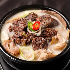 백암순대국 640g 고기2봉+얼큰2봉/넘치는 건더기 구수한 국물 맛