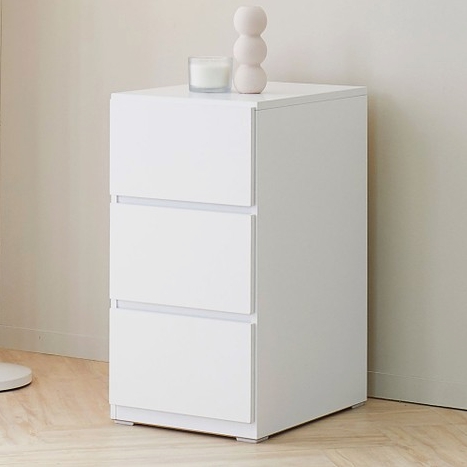 벨리카가구 토리 3단 틈새 서랍장 400_이미지