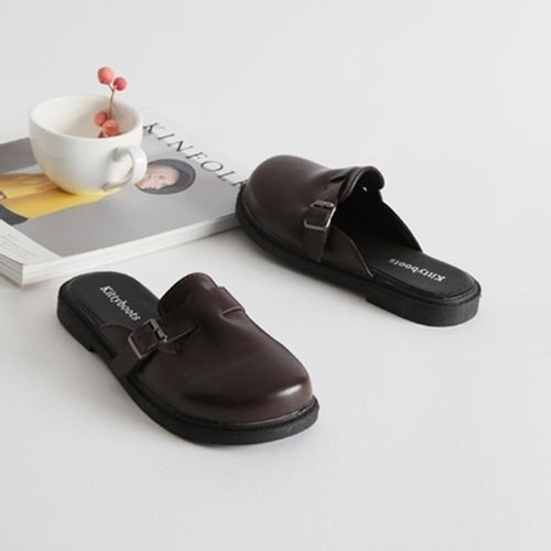 짝꿍닷컴 사이드 버클 모던 캐주얼 여성 블로퍼 WAT-22AD_이미지