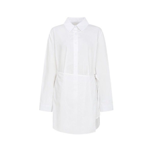 에이프런 랩 셔츠 블라우스 TR3N0BL12W