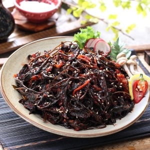 쪽빛누리 젓갈 반찬 고추잎무침 1kg 꼬들꼬들 맛있는 밥도둑_이미지