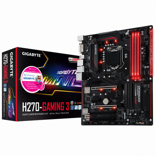 GIGABYTE GA-H270-Gaming 3 게이밍에디션 제이씨현