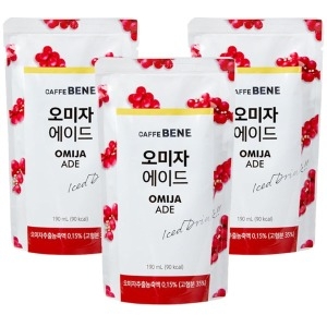 카페베네 오미자 에이드 190ml 50개