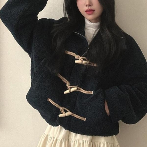 셀러허브 여자 FW 떡볶이 집업 외투 탱크 양털 자켓 S28397954_이미지