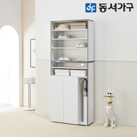 동서가구 올리브 키큰 하부 도어형 신발장 800_이미지