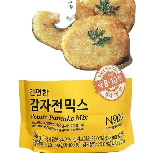 노브랜드 간편한 감자전 믹스 200g이미지입니다. 누르면 해당 게시물로 새창이동합니다.