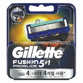 질레트 퓨전 프로글라이드 매뉴얼 면도날