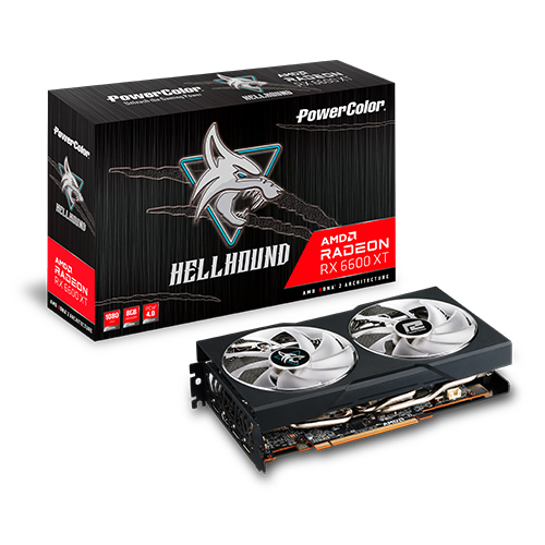 PowerColor �󵥿� RX 6600 XT Hellhound D6 8GB