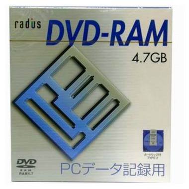라디우스 DVD-RAM 4.7GB 2x 쥬얼 1장 카트리지_이미지