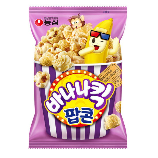 농심 바나나킥 팝콘 70g (8개)_이미지