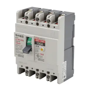 진흥 누전차단기 산업용 JEBS 104H 4P 100A 14KA in-12831 배선 전기 감전보호
