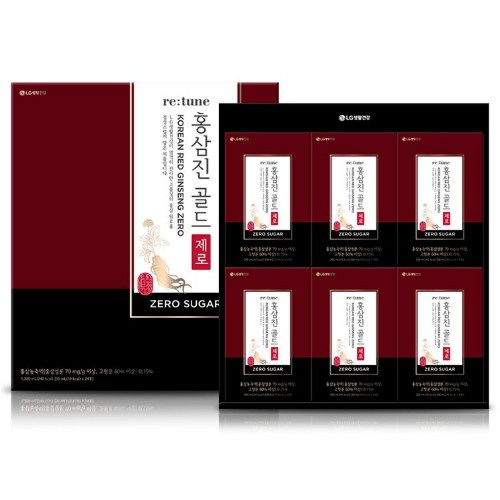 LG생활건강 리튠 홍삼진 골드 제로 50ml 24포 (1개)