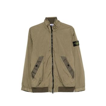 스톤아일랜드 크링클 레프스 자켓 그린 152461120