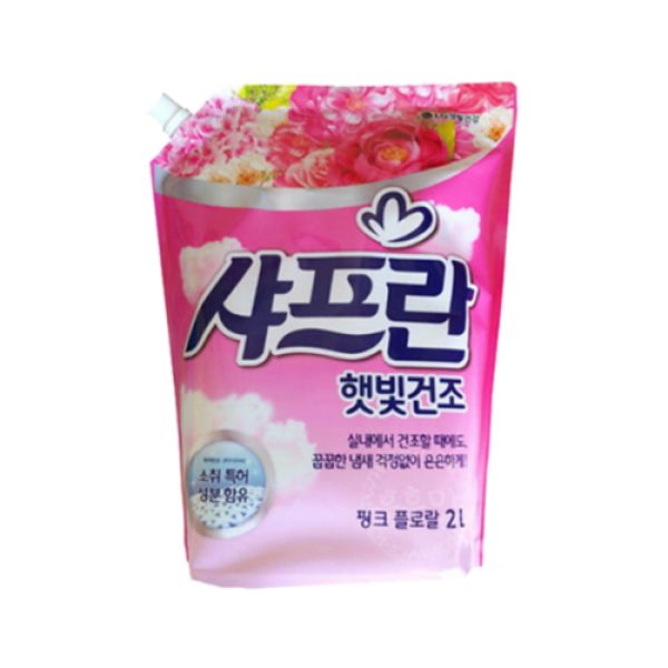 햇빛건조 핑크 플로랄 리필 2L