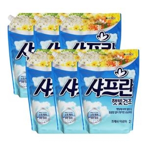 햇빛건조 핑크 플로랄 리필 2L