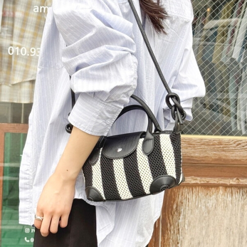 샵플링 OP_M2383 니트 미니 토트 크로스백