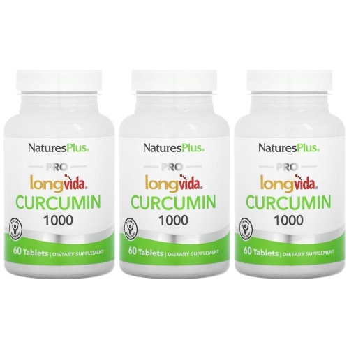 네이처스플러스 프로 Longvida® 커큐민 1000 60캡슐 (3개)_이미지