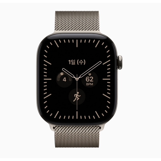 APPLE 워치 시리즈12 42mm Cellular 티타늄 (내추럴)