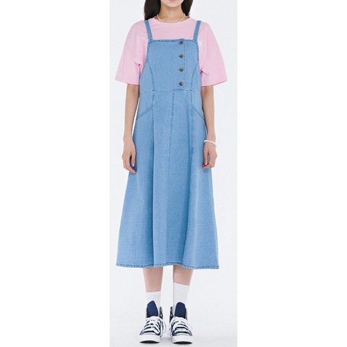 체이스컬트 데님 뷔스티에 원피스 CBRG6162C0D_이미지