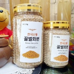 [불명] 꿀벌화분 1kg 국내산 꽃가루 벌화분 다래화분 선물용