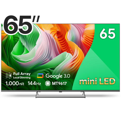 더함 우버 AMG 스마트 65 MiniLED 144Hz 로컬디밍 돌비 AI 구글3.0 게이밍 (무타공 벽걸이)