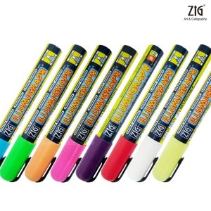 ZIG 일루미그래피 네온보드마카 8색_이미지