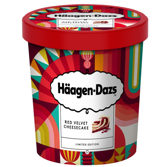 하겐다즈 레드벨벳 치즈케이크 파인트 아이스크림 473ml (2개)_이미지