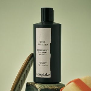 롱테이크 바질앤베티버 리프레싱 샴푸 300ml (1개)_이미지