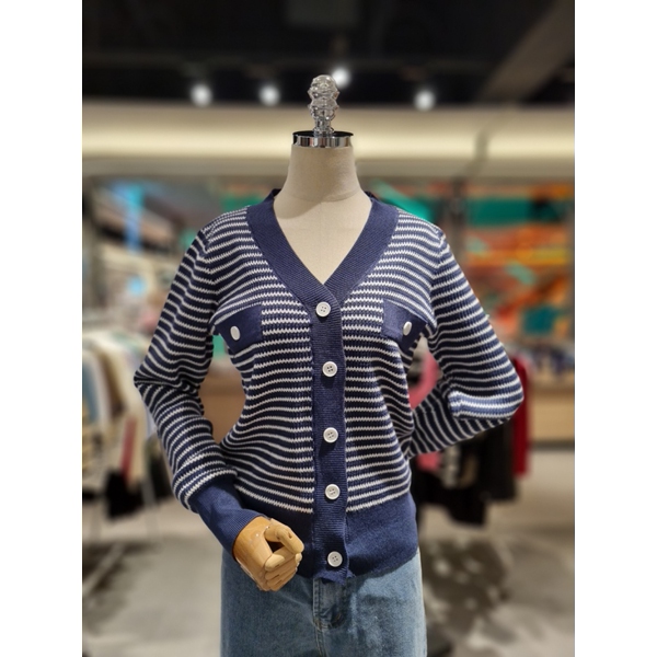 스타코퍼레이션 포커스 V넥단추가디건 FF3H7KC0042