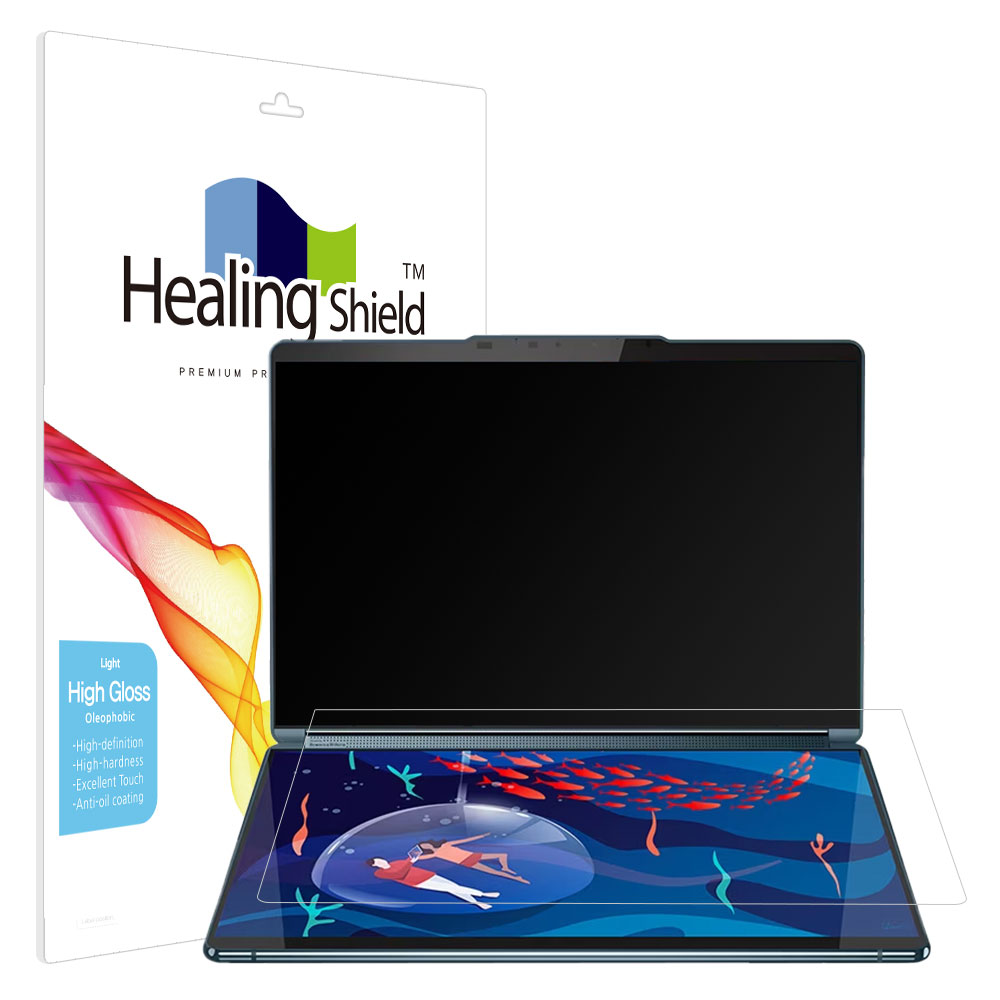 레노버 요가 Book 9i 13IMU9 보조 디스플레이 올레포빅 Light 액정보호필름