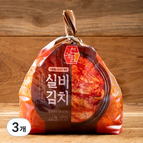 선농종합식품 선농원 실비김치 1.2kg (3개)