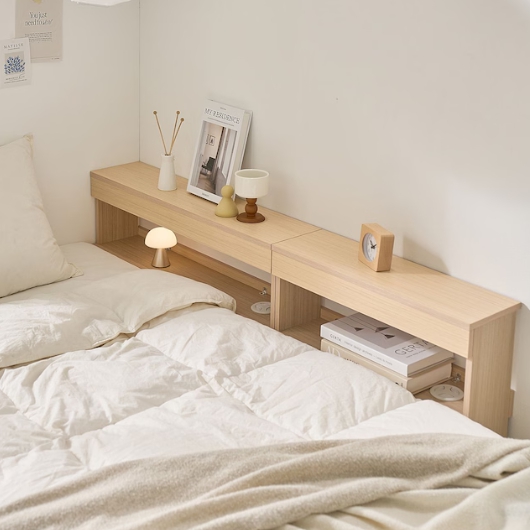 쏙쏙 낮은형 침대 틈새수납장 800