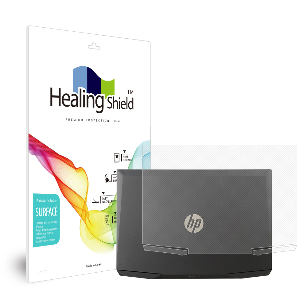 HP 파빌리온 게이밍 15-dk0165TX 무광 외부보호필름 상판 2매