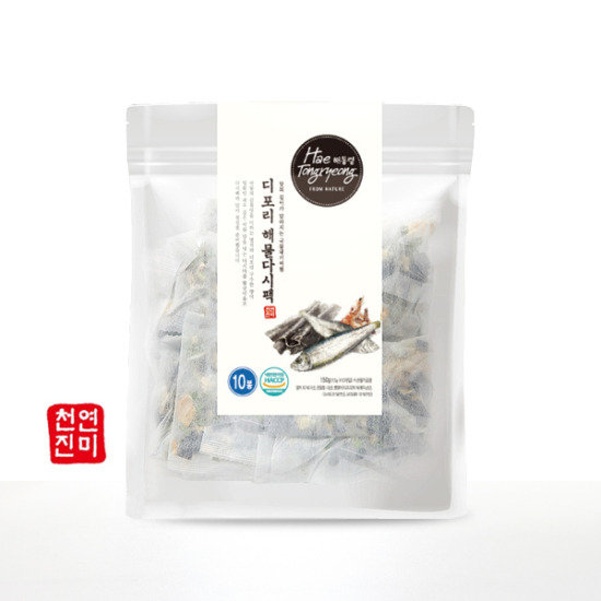 해통령 디포리 해물다시팩 150g (15g x 10팩) (3개)_이미지