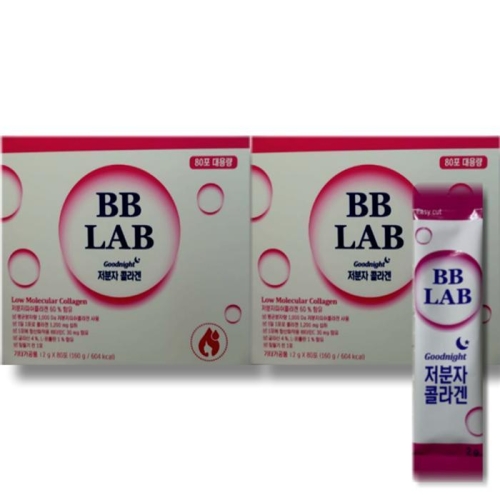 뉴트리원 비비랩 비비랩 저분자 콜라겐 2g 80포 (2개)